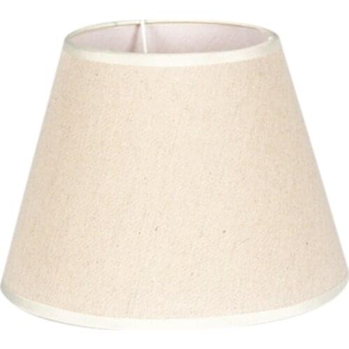 Burlap Small Lamp Shade Fabric-Covered Hardback Empire Chandelier Lamp Shade