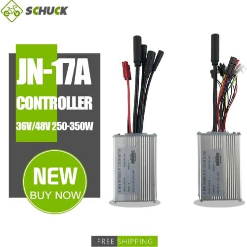 Electric Bicycle Controller JN 17A 36V/48V 250W 350W SM Waterproof Plug with Light For Electric Bicycle Conversion Accessories
