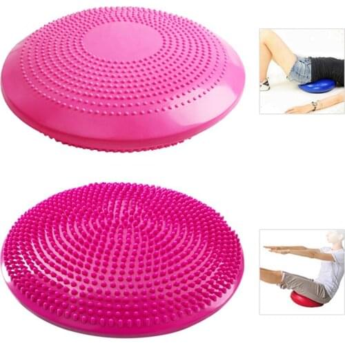 Yoga Balance Mat Anti-slip Durable Inflatable Balance Disc Sports Massage Stabilizer Pad Improve Balance Exquisite Cushion