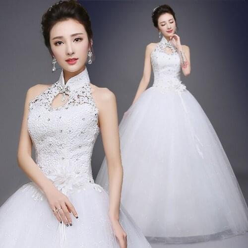 Beauty Emily Luxury Beading Wedding dresses 2018 Real Photo Appliques Lace up cheap Bridal dress Ball Gown Long Wedding Gown