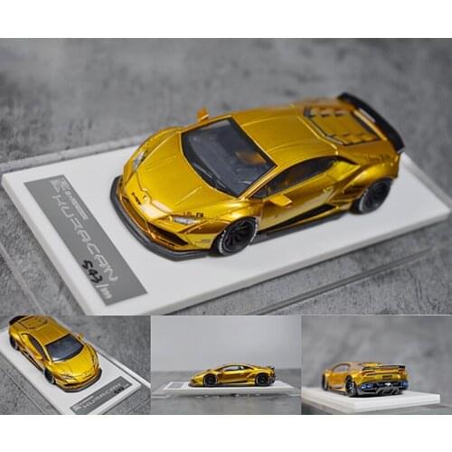 Resin gold 1:64 scale LP610 LB Refit Car model static state vehicle exquisite simulation Mens gift collectible