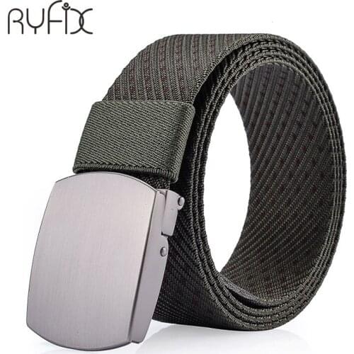 2021 Military Tactical Belt Man Metal Buckle Thicken Canvas Belts Waistband for Jeans Automatic buckle youth casual belt NS10