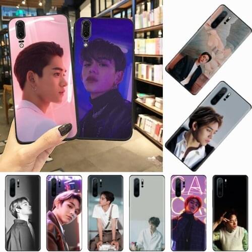 Nct lucas kpop boys singer star Black Cell Phone Case Funda For Huawei P9 P10 P20 P30 Lite 2016 2017 2019 plus pro P smart