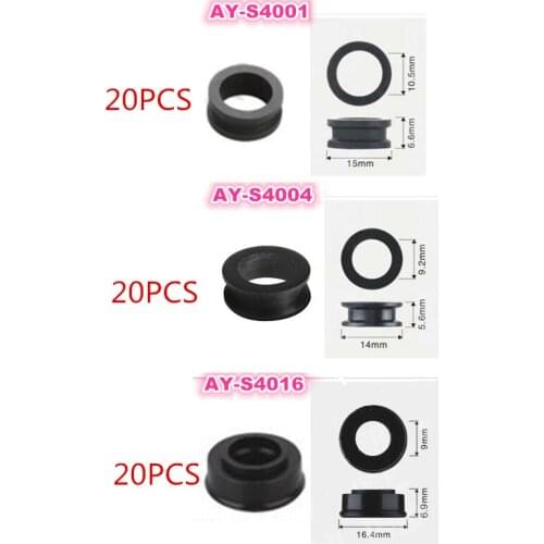 Wholesale 60pieces Fuel Injector rubber Seals Top Quality For Fuel Injector Repair Kit