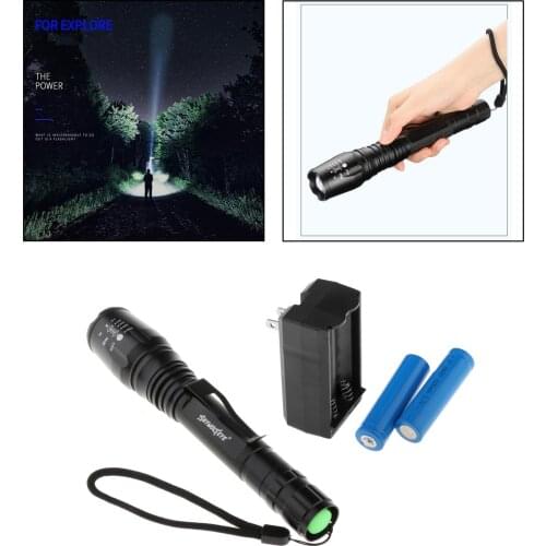 Rechargeable Torch Ultra LED Zoomable Flashlight Camping Hiking Flash Light mini Led Easy to carry