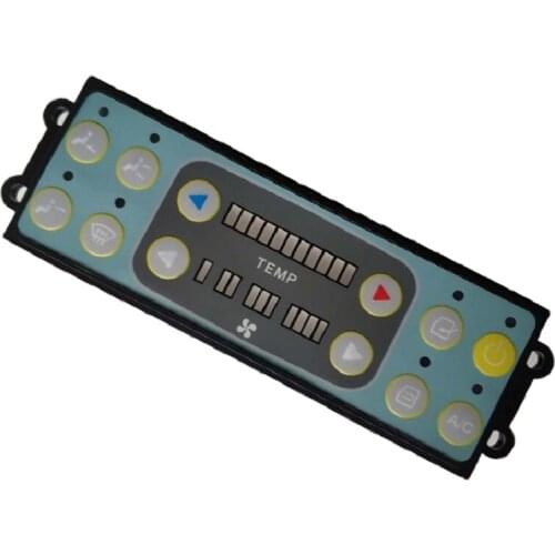 Various brands of excavator parts air conditioner controller panel switch summary