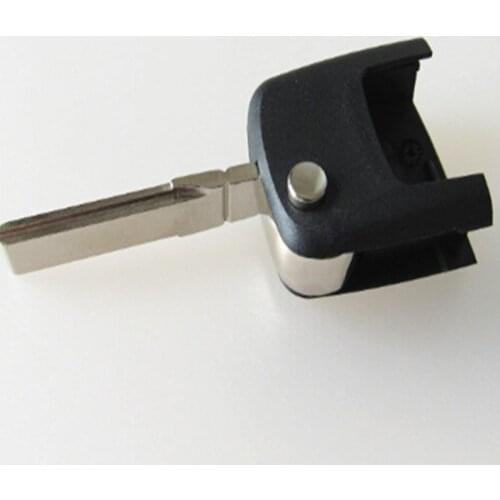 DAKATU 10pcs/lot Folding Flip Remote Key Head Blank for VOLKSWAGEN VW Jetta Touareg Passat Bora