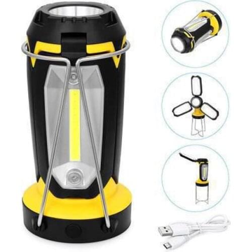 USB charging outdoor new portable lamp LED camping charging portable emergency long-term lighting horse lantern