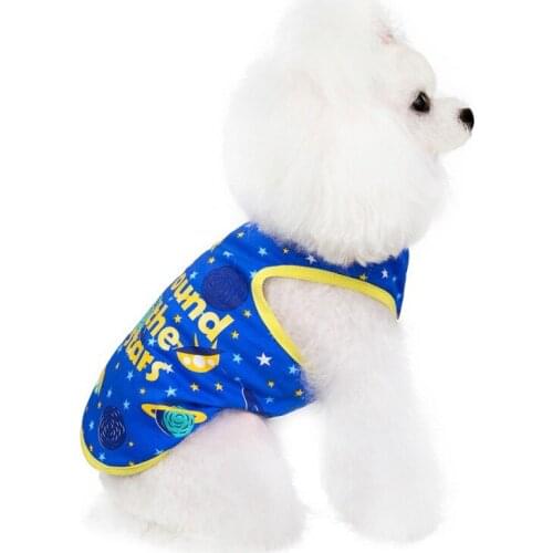 Pet Dog Cat Letter pattern Vests Cute Printing Vest Puppy Dog Clothes Summer Coat Costumes Dog Tshirt Dog Clothes Pet Supplies
