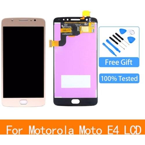 5.0 "For Motorola Moto E4 LCD Display Touch Screen Digitizer Assembly Replacement For XT1762 XT1763 LCD Display With Frame