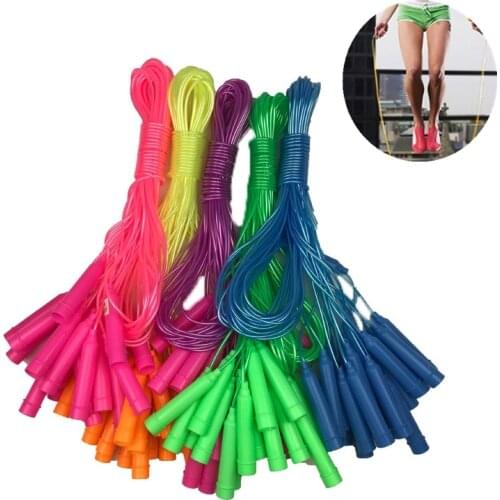 1PCs Skip Rope Cord Speed Fitness Aerobic Jumping Exercise Equipment Adjustable Boxing Skipping Sport Body Building Jump Rope