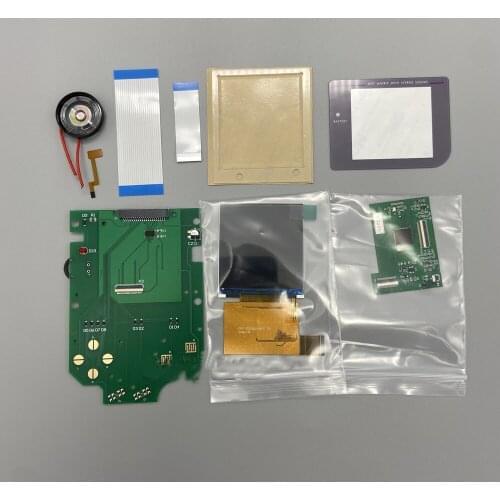 10Sets High quality 2.6 inch 2.2 inch For GB highlight ips LCD screen For GAMEBOY highlight screen repair replacement part