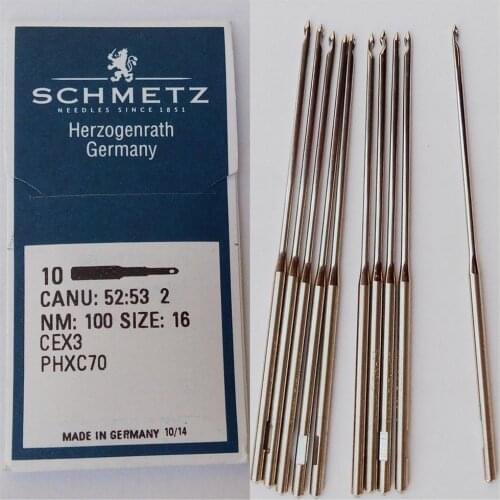 10 pieces PH*C70/CE*3 SCHMETZ for Embroidery towel Industrial sewing machine needles, some sizes for choosing