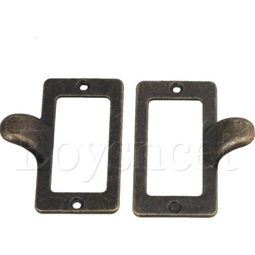 10pcs Antique Solid Drawer Label Frame Card Holder 56x46mm