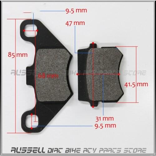 ATV DIRT BIKE Rear Brake Pads For APACHE BASHAN QUAD
