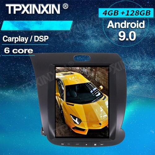 Android 9.0 4+128 Car GPS Navigation For KIA CERATO K3 FORTE 2013-2017 Radio Multimedia Video Player Tape Recorder Head Unit