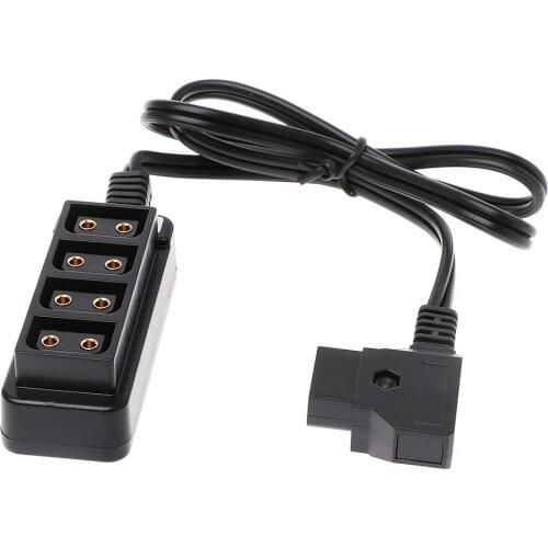 D-Tap Male B-tape To 4 Female Hub Adapter Splitter Cable For Photography Power