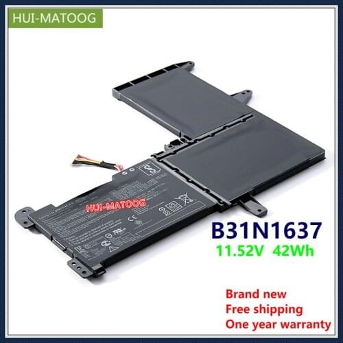 HUI-MATOOG B31N1637 B31Bi9H 3ICP5/57/81 Laptop Battery For ASUS S5100U UQ X510UN-1A X510 X510UA X510UF X510UQ 11.52V 42Wh
