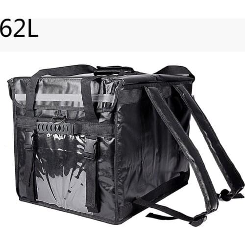62L Shoulder Locks Insulated Refrigerating Cabin Waterproof Takeout Cabinet Food Delivery Container Delivery Box