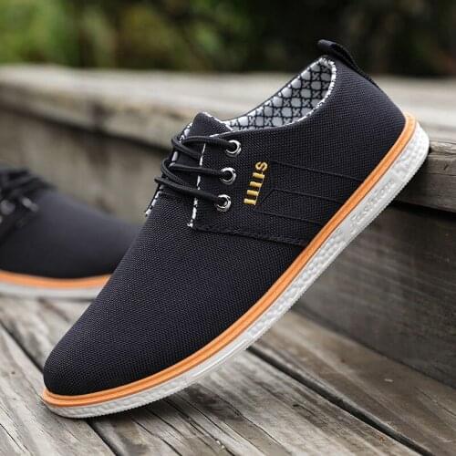 Fashion shoes Men Outdoor Canvas Casual Shoes male Lace-Up Lazy driving Shoes Breathable Sneakers Men sneakers men trainers 2020