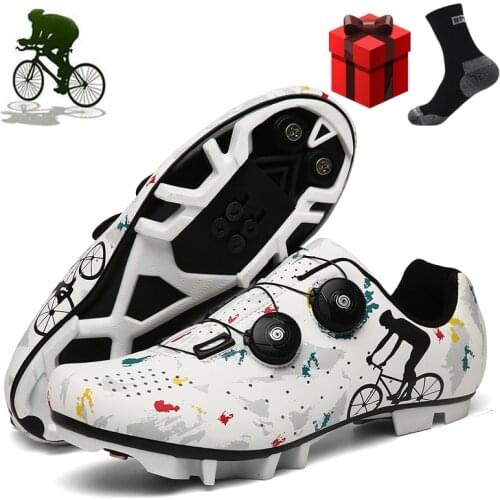Mtb Cycling Shoes Sapatilha Ciclismo Men Sneakers Women Mountain Bike Self-Locking Breathable Racing Bicycle Road Cycling Shoes