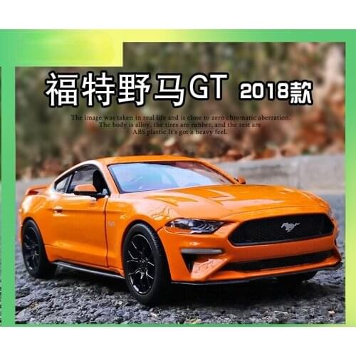 Motormax 1:24 2018 FORD mustang GT Simulation die-casting collection alloy ornaments