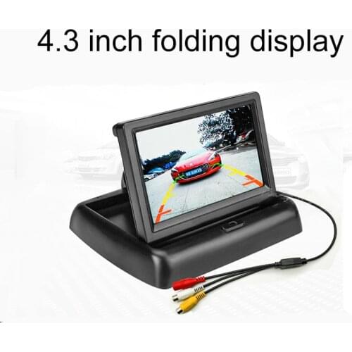 Brand New 4.3 Inch HD Car Auto Foldable Screen Vehicle Reversing Parking Auxiliary Video Display High Quality Original Monitor