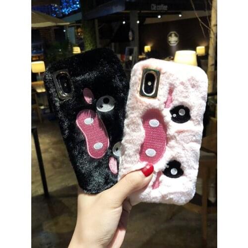 New plush cute pig silicone all-inclusive protective cover for VIVO X7plus/Y55/Y66/Y67/X9/X9S/X20/X20plus/X23/Y79/Y71/Y85/Y83