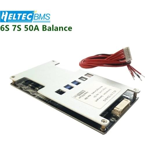 BMS 6S 7S 50A 3.7V 18650 lipo li-ion battery protection board power tools energy storage 1000W