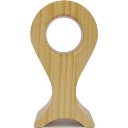 Headphone Stand Holder Wooden Headset Hanger Wood Fish-Shaped Headset Desk Display Head-Mounted Earphone Rack Bracket