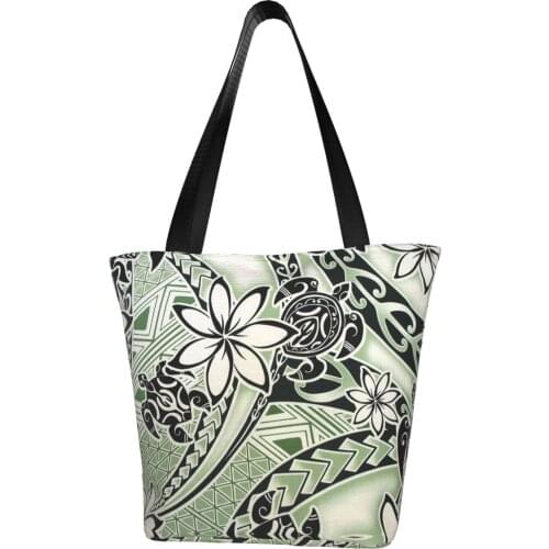 Polynesian Tattoo Prints Womens Shoulder Bags Ladies Office Tote Hanbags Travelling Beach Bags Shopping Bags 15.6in Laptop Bag