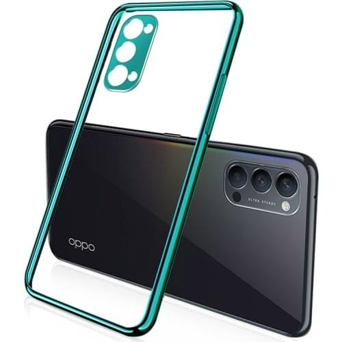Transparent TPU Phone Case For OPPO Reno 4Z 5Z 5 6 Pro Plus A53 A73 A93 A54 A74 A94 Realme GT Neo 8 5G C21 Q3 Pro V13 Cover Case