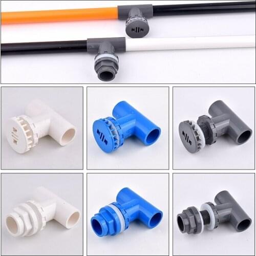 1pc I.D 20mm PVC Pipe Connector Tee Aquarium Fish Tank Thicken Water Supply Drain Joints Garden Irrigation Tube Accessories
