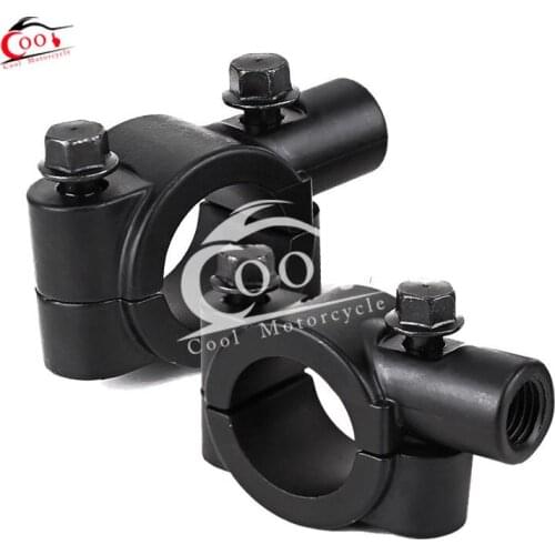 Universal Motorcycle Bike 7/8" (22mm) Handle Rearview Mirror Mount Holder Adapter Adaptor Clamp Holder Bracket