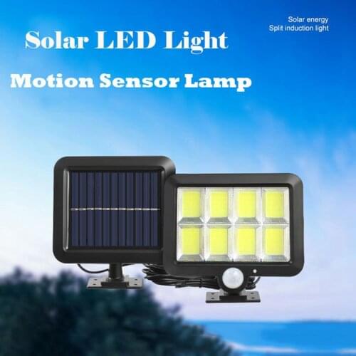 120/128/160COB Garden Solar LED Wall Light Outdoor Motion Sensor Waterproof Garden Solar Power Lights For Street Path Wall Lamp