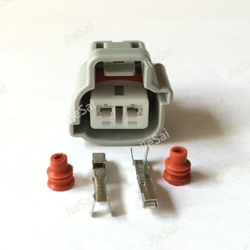 2 Pin Automotive Fog Lamp Plug Female Harness Sumitomo Connector With Terminals And Rubber Seals