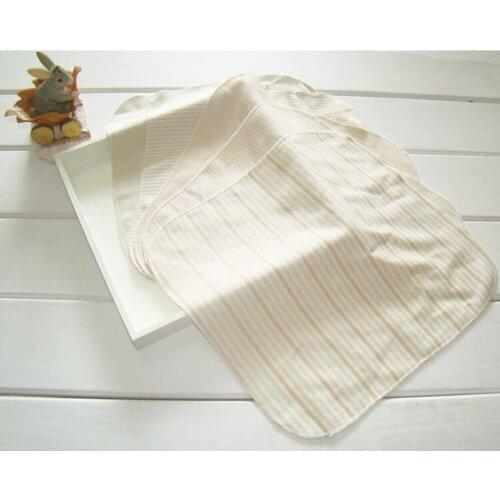 30cm baby small square feeding napkin baby saliva towel Organic cotton without fluorescent agent No pollution 4pcs