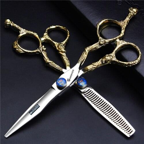 6 inch hair salon professional hairdresser scissors set hair scissors flat cut tooth scissors hairdressing scissors set