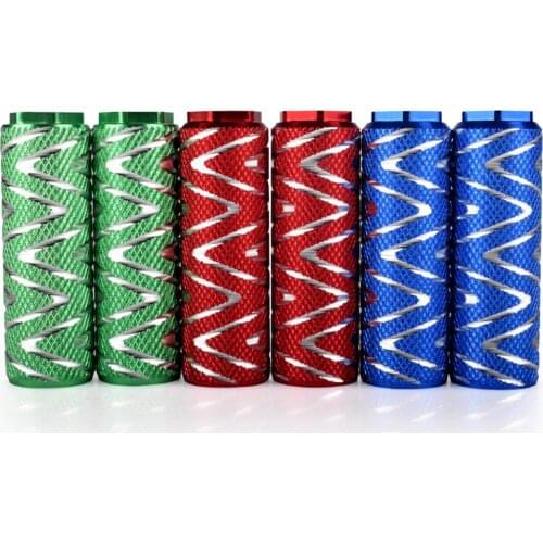 MTB Bike Aluminum Pedal Anti-Slip Front Rear Axle Footrest Foot Picks BMX Cylinder Lever Bike Accessories