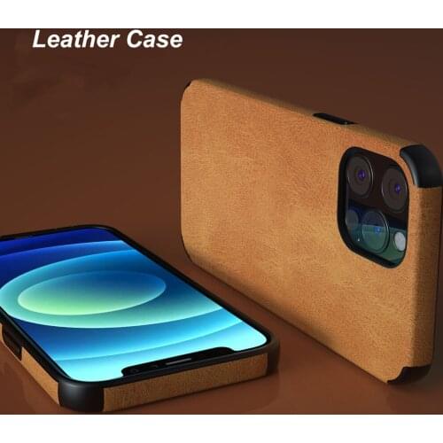 For iPhone 12 Pro 12Pro Max Mini 11 SE 2020 XS XR X 7 8 6S Plus Case Retro Crazy Horse Leather Soft Anti-knock Back Cover Funda