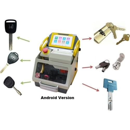 Kukai Diagnostic Tools CNC Laser Car Key Cutting Machine SEC-E9 Key Cutting Machine Cut House Keys And Car Keys With Six Clamps