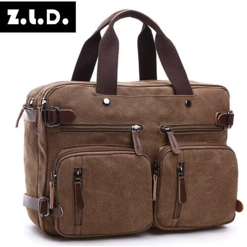 Classic Retro Canvas Bag Business Large Capacity Briefcase High Quality Tote Bag Shoulder Bag Weekend Party Beach Bag Travel bag
