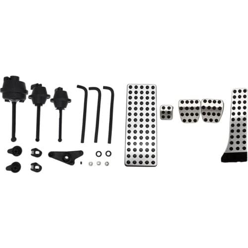 Engine Intake Manifold Air Flap Adjuster Repair Kit with 5PC Car Pedal Cover, for Mercedes Benz W203 W222