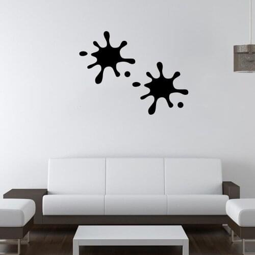 Creative Water Splash Home Decoration For Kids Rooms Living Room Bedroom Home Decoration Sticker Home Decor Vinyl ov730