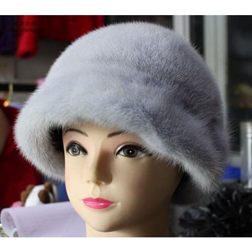 Linhaoshengyue The True Nature of Mink Fur Princess Hat