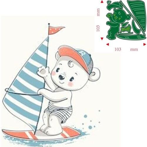 Metal Cutting Dies Animal bear DIY Scrapbooking Paper Cards Decorative Craft Embossing