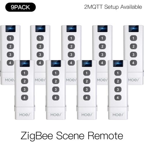 MoesHouse Tuya Smart Life remote control ZigBee Switch 4 Gang Hub Required Automation Scenario remote control amazon alexa