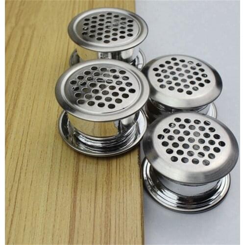 10pcs Double-sided stainless steel ventilation grilles air vent cover louver vent Hole for shoe cabinet closet Wardrobe