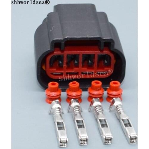 Shhworldsea 4 Pin 3.5mm female Electric female for toyota fog bulb connector