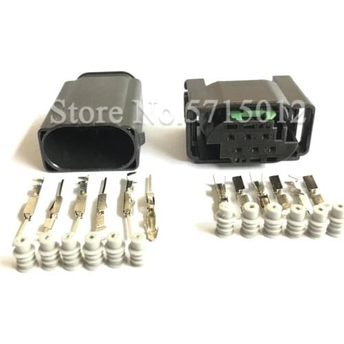 6 Hole 1-967616-1 7M0 973 119 Automotive Accelerator Pedal Plug For BENZ BMW Throttle Valve Sensor Waterproof Connector